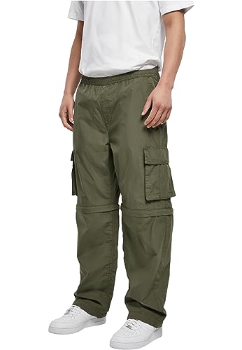 Urban Classics Herren Zip Away Pants Hose, Olive, 3XL von Urban Classics