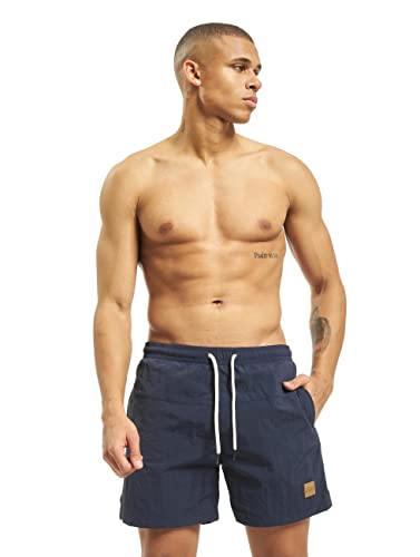 Urban Classics Herren Badehose Block Swim Shorts Navy, L von Urban Classics