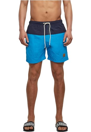 Urban Classics Herren Badehose Block Swim Shorts, Badehose für Männer, schnell trocknend, erhältlich in vielen Farbvarianten, Größen XS-5XL von Urban Classics