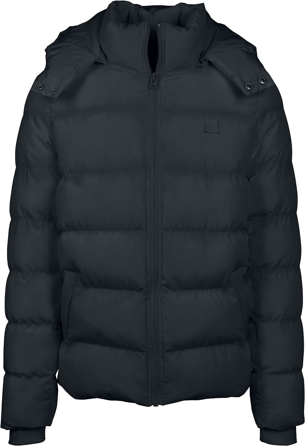 Urban Classics Hooded Puffer Jacket Übergangsjacke schwarz in 5XL von Urban Classics