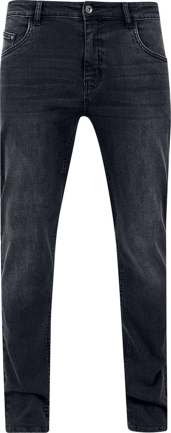 Urban Classics Jeans - Stretch Denim Pants - W30L32 bis W38L32 - für Männer - Größe W32L32 - schwarz von Urban Classics