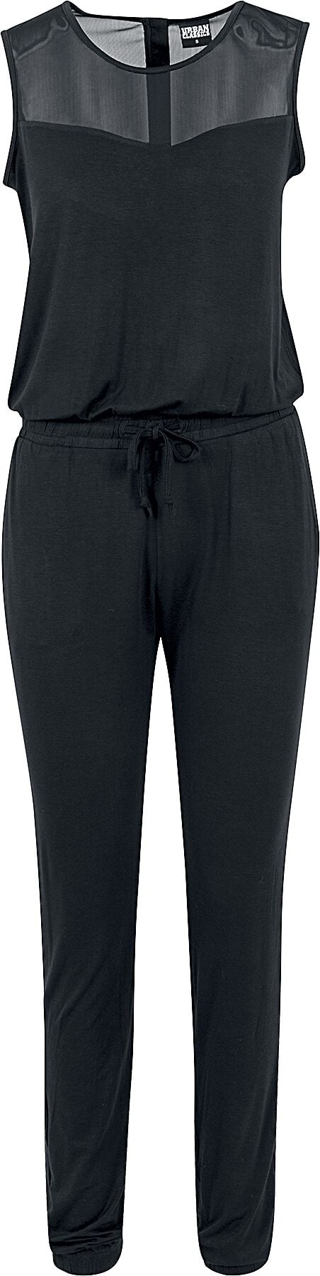 Urban Classics Jumpsuit - Ladies Tech Mesh Long Jumpsuit - XS bis 5XL - für Damen - Größe 4XL - schwarz Urban Classics Jumpsuit - Ladies Tech Mesh Long Jumpsuit - XS bis 5XL - für Damen - Größe 4XL - schwarz von Urban Classics
