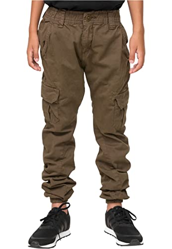 Urban Classics Jungen UCK1268-Boys Cargo Jogging Pants Trainingshose, Olive, 122/128 von Urban Classics