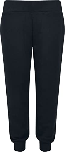 Urban Classics Jungen Boys Organic Basic Sweatpants Trainingshose, Schwarz, 146/152 von Urban Classics