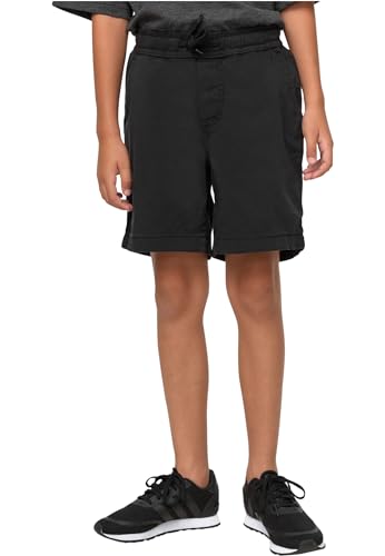 Urban Classics Jungen Boys Strech Twill Joggshorts Klassische Shorts, Black, 122/128 von Urban Classics