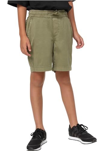 Urban Classics Jungen UCK1609-Boys Strech Twill Joggshorts Klassische Shorts, Olive, 110/116 von Urban Classics