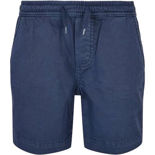 Urban Classics Jungen Boys Stretch Twill Jogging Klassische Shorts, Darkblue, XL EU von Urban Classics