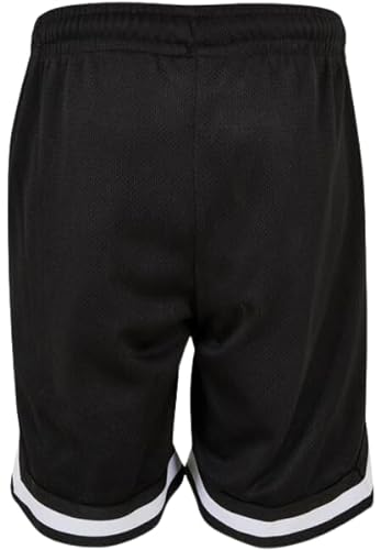 Urban Classics Jungen UCK243-Boys Stripes Mesh Shorts, Black, 158/164 von Urban Classics