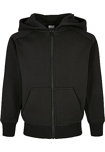 Urban Classics Jungen UCK014C-Boys Zip Hoody Kapuzenpullover, Black, 146/152 von Urban Classics