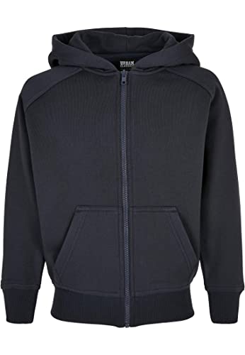 Urban Classics Jungen Boys Zip Hoody Kapuzenpullover, Navy, 110/116 von Urban Classics