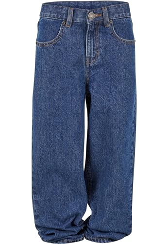 Urban Classics Jungen Jeans Boys 90´s Jeans, Jeans für Jungen im Retro-Style der 90er, Loose Fit, Low-Rise-Schnitt, erhältlich mid indigo washed, 122/128 Urban Classics Jungen Jeans Boys 90´s Jeans, Jeans für Jungen im Retro-Style der 90er, Loose Fit, Low-Rise-Schnitt, erhältlich mid indigo washed, 122/128 von Urban Classics