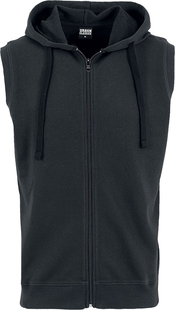 Urban Classics Kapuzenjacke - Sleeveless Terry Zip Hoodie - S bis 5XL - für Männer - Größe XXL - schwarz Urban Classics Kapuzenjacke - Sleeveless Terry Zip Hoodie - S bis 5XL - für Männer - Größe XXL - schwarz von Urban Classics