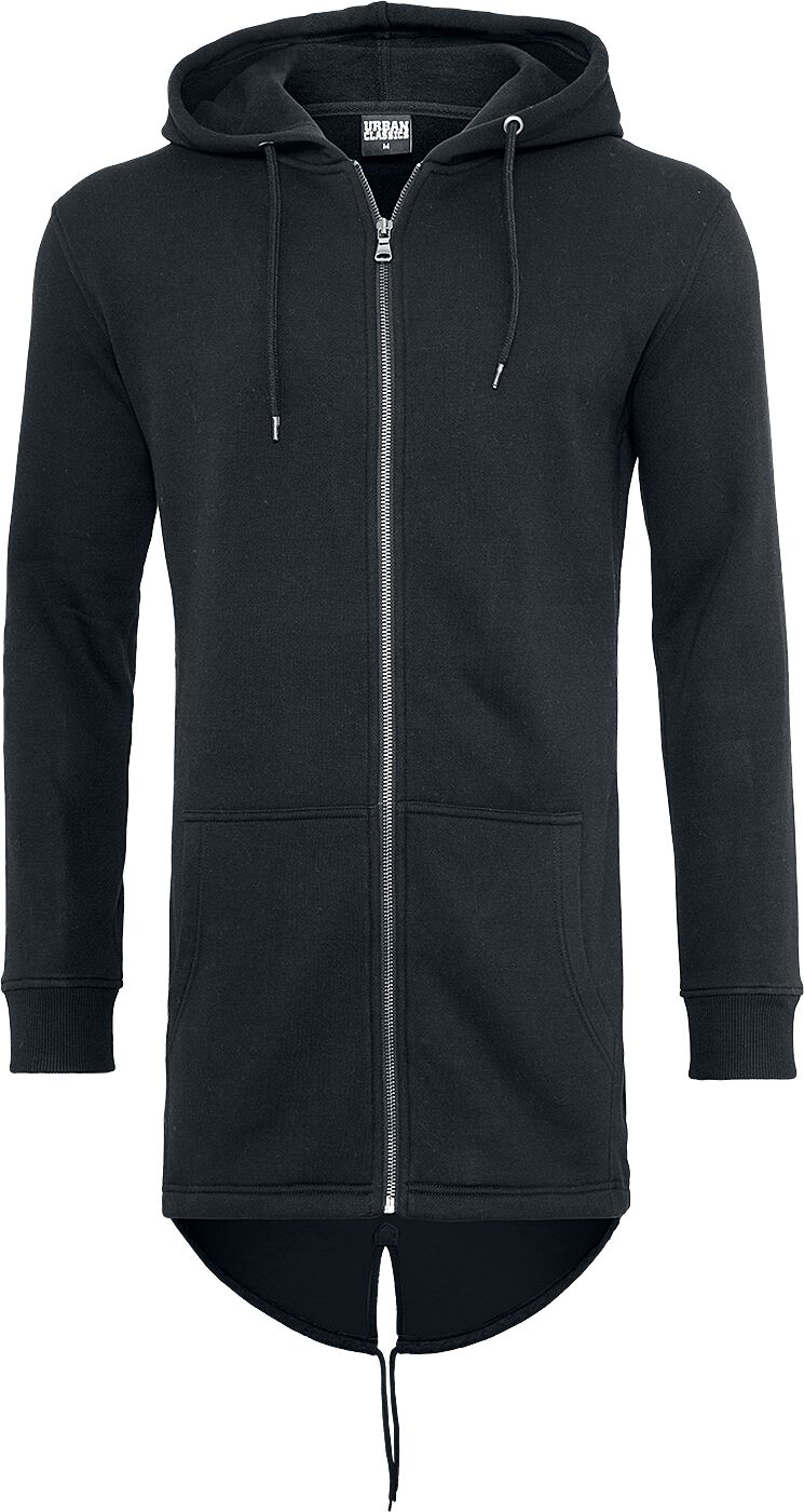 Urban Classics Kapuzenjacke - Sweat Parka - S bis XL - für Männer - Größe M - schwarz von Urban Classics