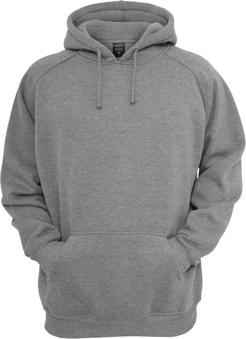 Urban Classics Kapuzenpullover - Blank Hoody - S bis 5XL - für Männer - Größe 5XL - grau von Urban Classics