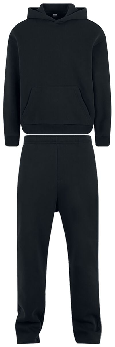 Urban Classics Kapuzenpullover - Fluffy - Bundle - S bis XXL - für Männer - Größe XL - schwarz von Urban Classics