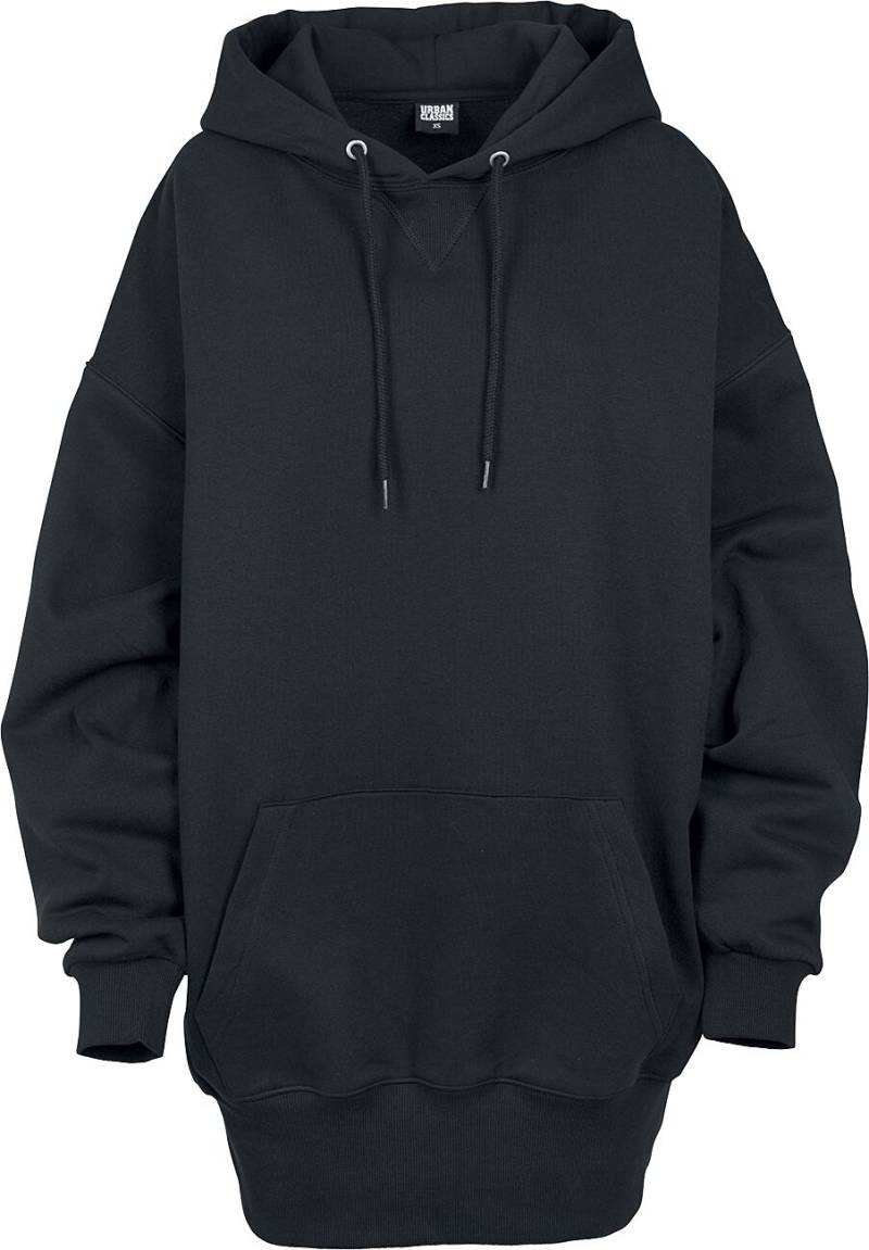 Urban Classics Kapuzenpullover - Ladies Long Oversize Hoody - XS bis XL - für Damen - Größe XS - schwarz Urban Classics Kapuzenpullover - Ladies Long Oversize Hoody - XS bis XL - für Damen - Größe XS - schwarz von Urban Classics