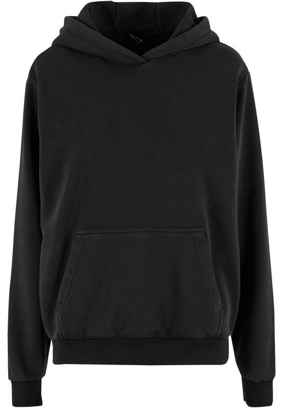 Urban Classics Kapuzenpullover - Ladies Vintage Heavy Hoody - XS bis 4XL - für Damen - Größe S - schwarz von Urban Classics