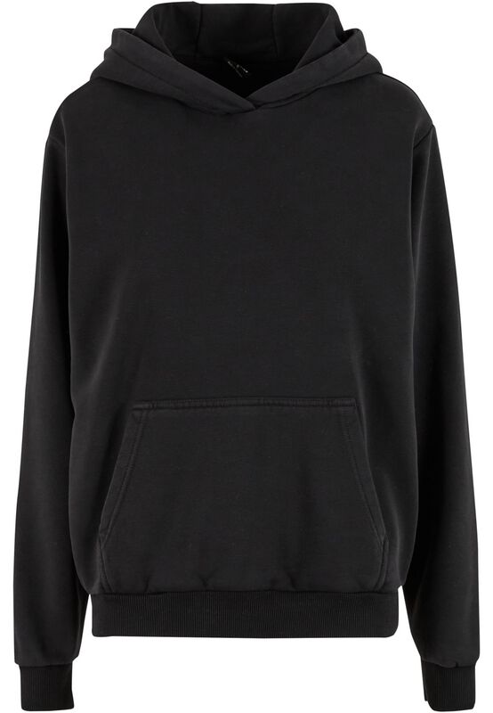 Urban Classics Kapuzenpullover - Ladies Vintage Heavy Hoody - XS bis 4XL - für Damen - Größe XS - schwarz von Urban Classics