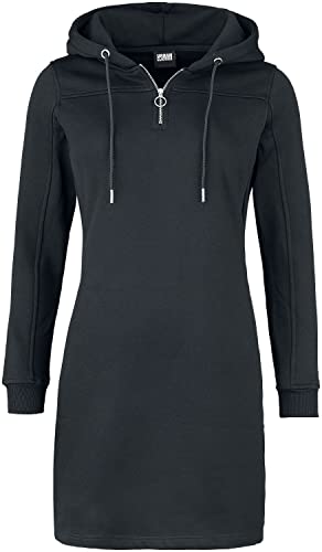 Urban Classics Ladies 2-Tone Hooded Dress Frauen Kurzes Kleid schwarz 3XL von Urban Classics