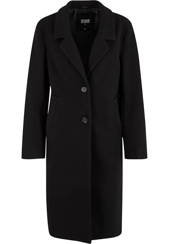 Urban Classics Ladies Basic Coat Black, M von Urban Classics