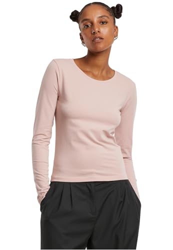 Urban Classics Ladies Basic Super Slim Longsleeve powderrose, XXL von Urban Classics