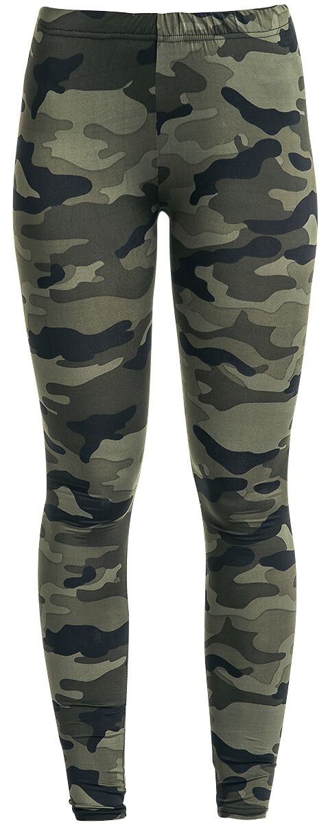 Urban Classics Ladies Camo Leggings Leggings woodland in XS Urban Classics Ladies Camo Leggings Leggings woodland in XS von Urban Classics