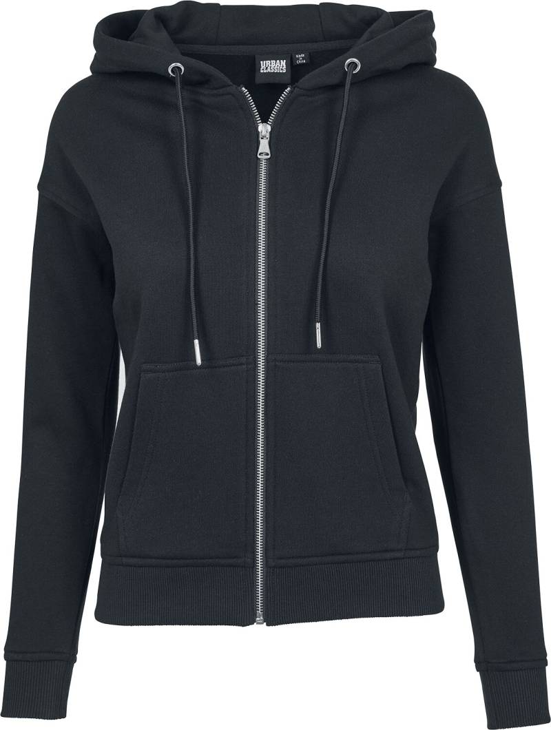 Urban Classics Ladies Classic Zip Hoody Kapuzenjacke schwarz in XL von Urban Classics