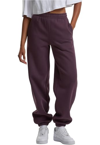Urban Classics Ladies Fluffy Sweatpants plumpurple, 4XL von Urban Classics