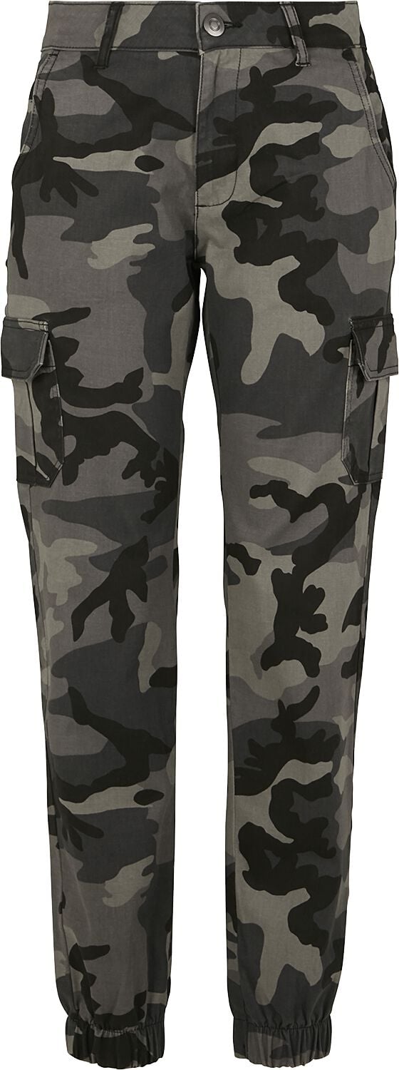 Urban Classics Ladies High Waist Camo Cargo Pants Cargohose darkcamo in 28 Urban Classics Ladies High Waist Camo Cargo Pants Cargohose darkcamo in 28 von Urban Classics