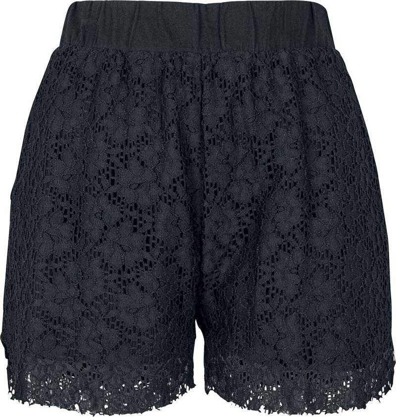 Urban Classics Ladies Lace Shorts Short schwarz in M von Urban Classics