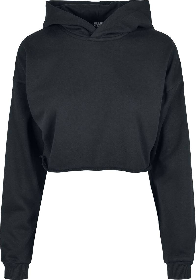 Urban Classics Ladies Oversized Cropped Hoody Kapuzenpullover schwarz in S von Urban Classics