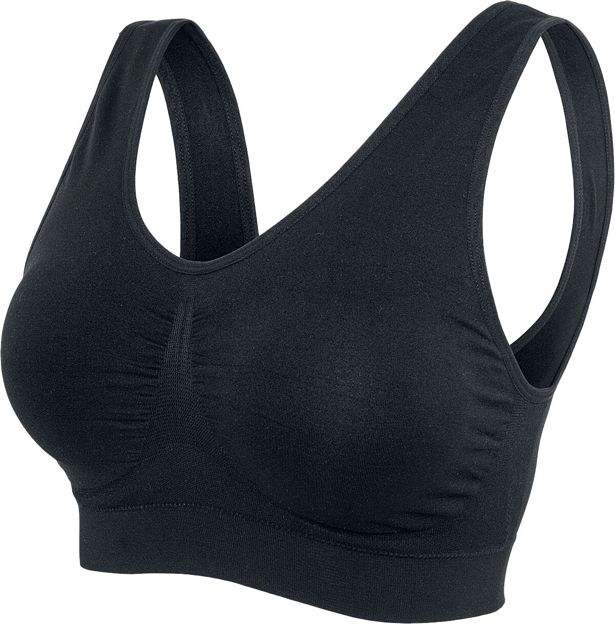 Urban Classics Ladies Pads Sport Bra BH schwarz in S von Urban Classics