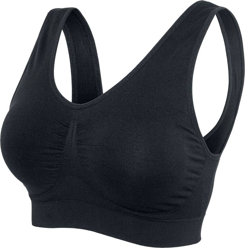 Urban Classics Ladies Pads Sport Bra BH schwarz in XXL von Urban Classics