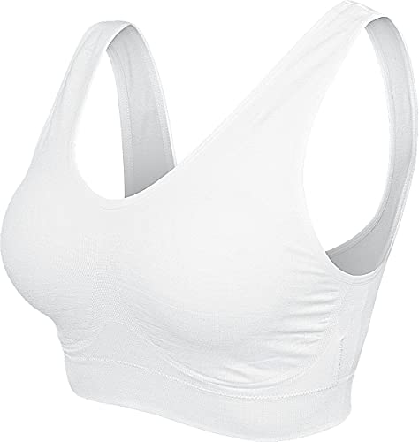 Urban Classics Ladies Pads Sport Bra Frauen BH weiß 4XL von Urban Classics