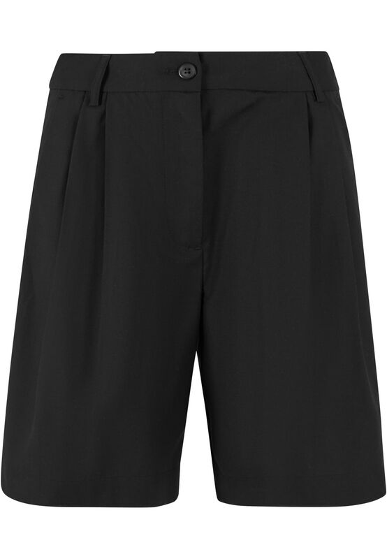 Urban Classics Ladies Pleated Bermuda Shorts Short schwarz in 32 von Urban Classics