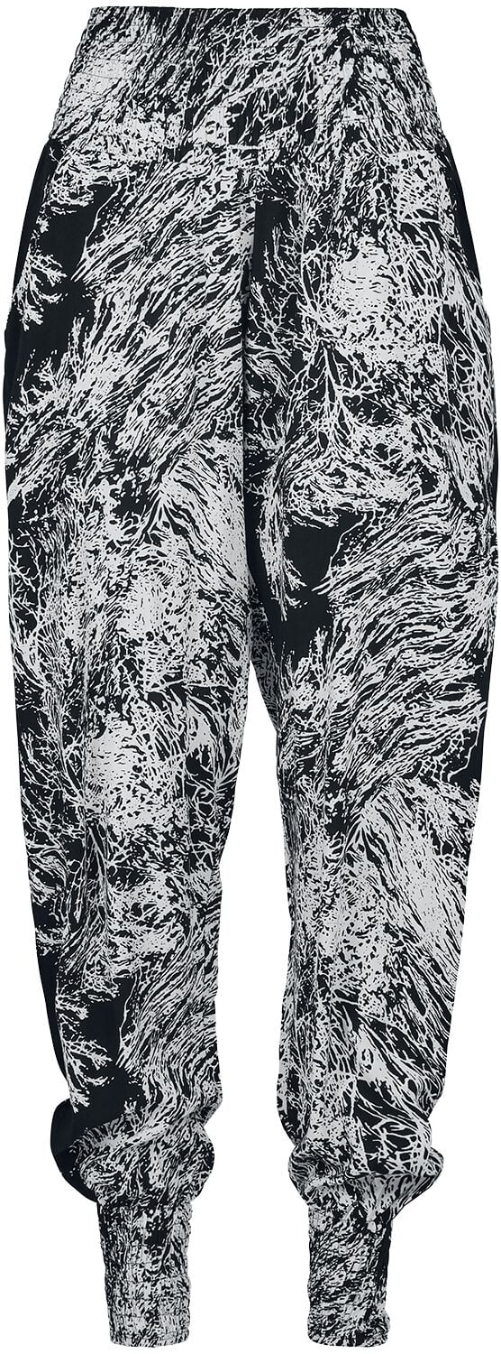 Urban Classics Ladies Sarong Pants Stoffhose schwarz weiß in XXL von Urban Classics