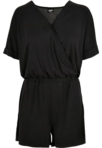 Urban Classics Ladies Short Modal Jumpsuit, Black, XS von Urban Classics
