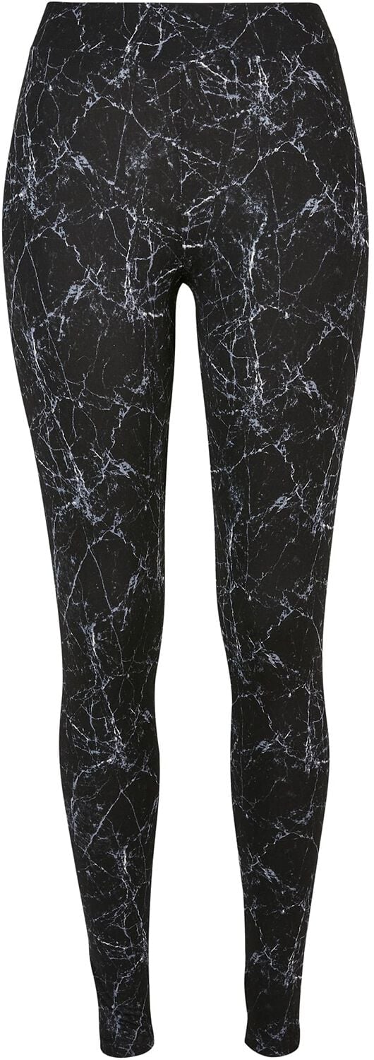 Urban Classics Ladies Soft AOP Leggings Leggings schwarz in 4XL von Urban Classics