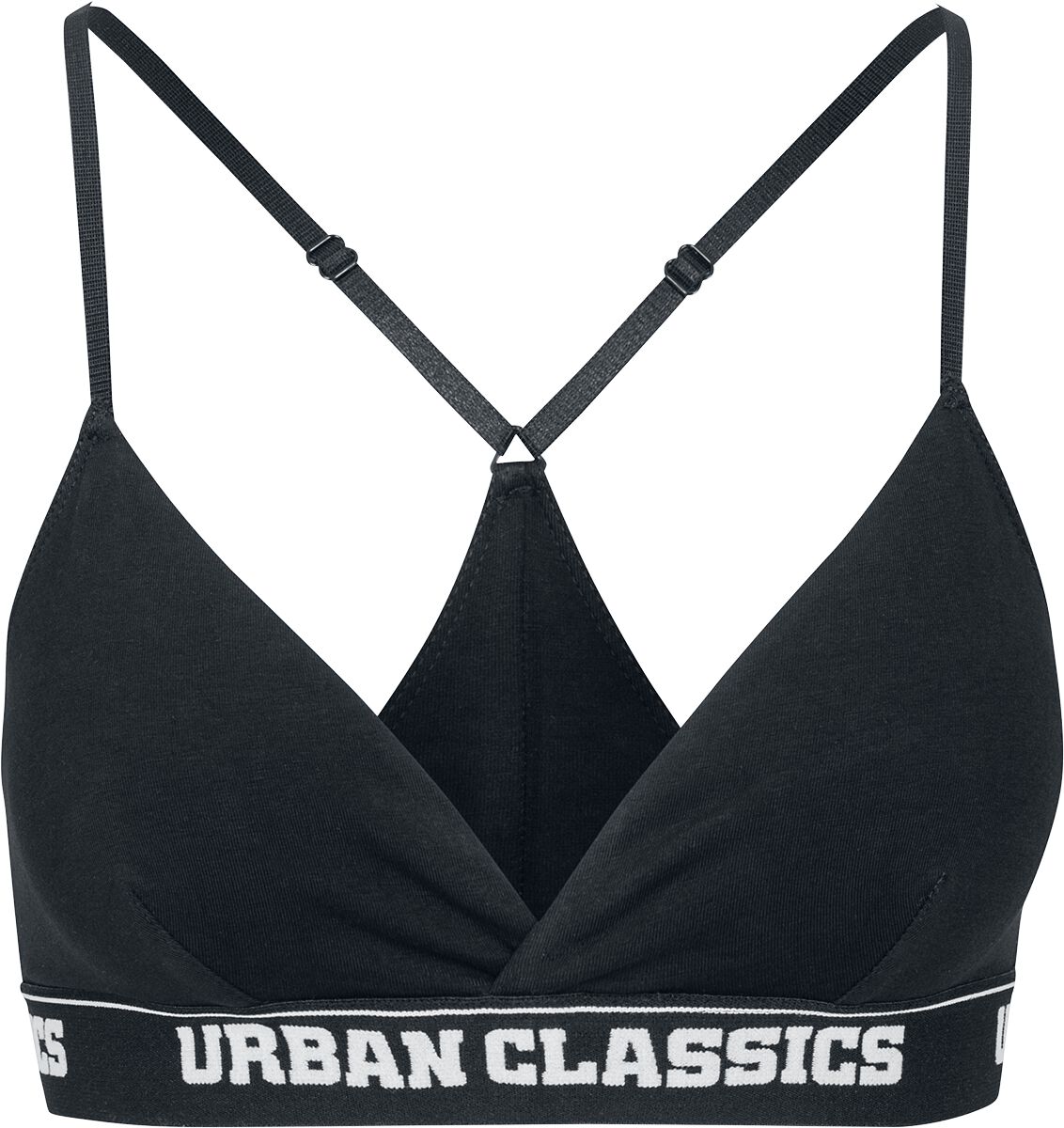 Urban Classics Ladies Triangle Logo Bra Bustier schwarz in 3XL Urban Classics Ladies Triangle Logo Bra Bustier schwarz in 3XL von Urban Classics