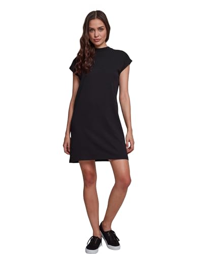 Urban Classics Damen Kleid, Ladies Turtle Extended Shoulder Dress, Schwarz, XS von Urban Classics