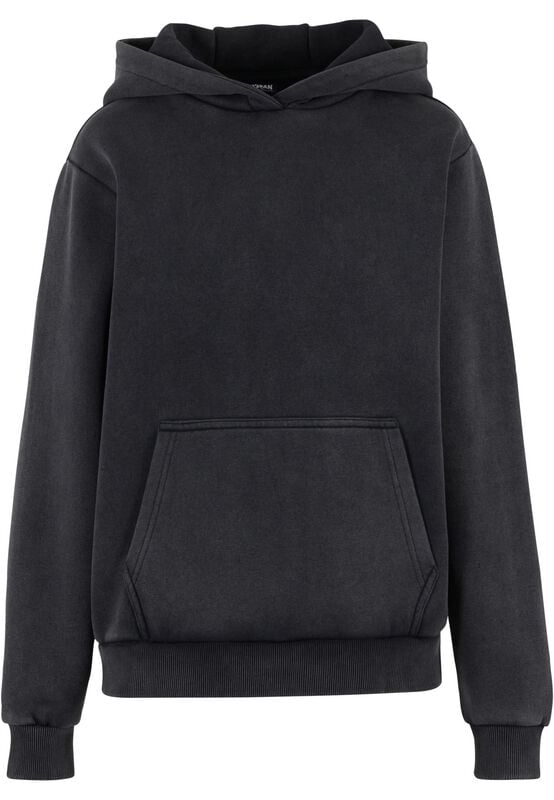 Urban Classics Ladies Vintage Heavy Hoody Kapuzenpullover grau in L von Urban Classics