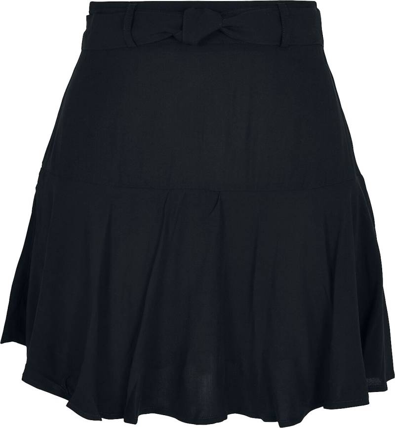Urban Classics Ladies Viscose Mini Skirt Kurzer Rock schwarz in XL von Urban Classics