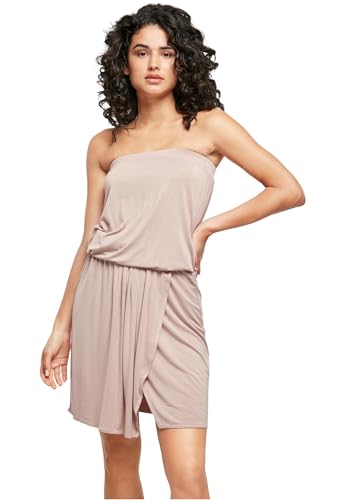 Urban Classics Ladies Viscose Short Bandeau Dress duskrose 5XL von Urban Classics