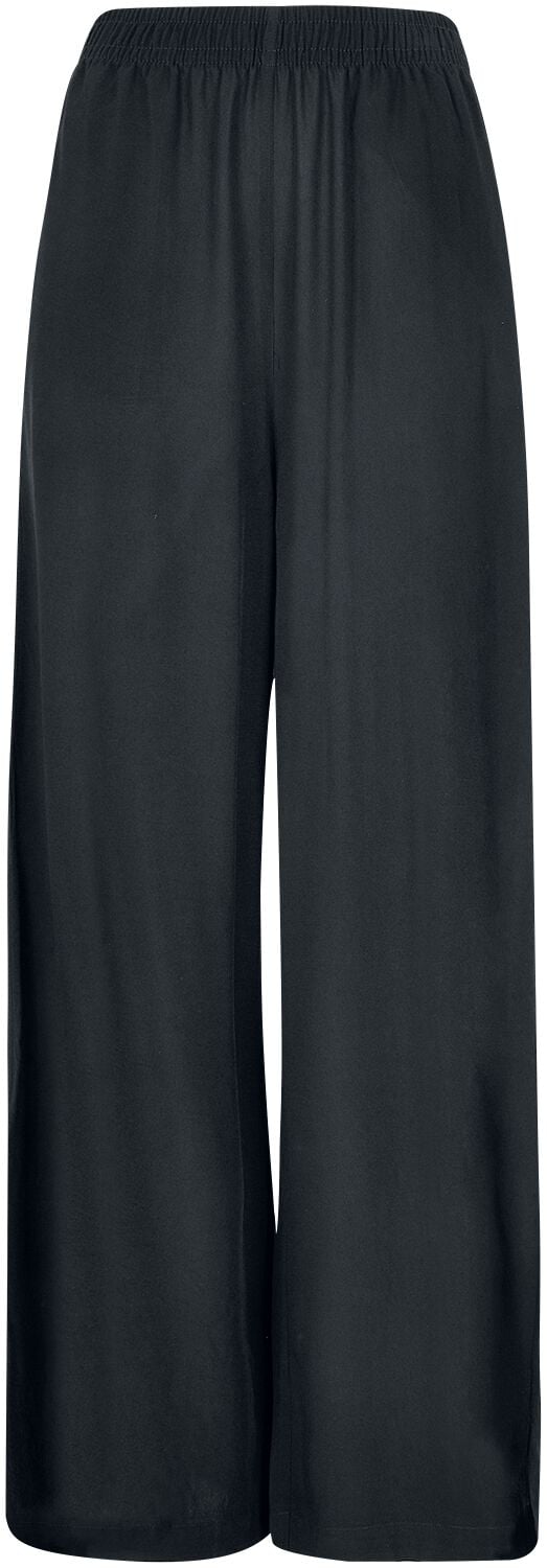 Urban Classics Ladies Wide Leg Viscose Pants Stoffhose schwarz in M von Urban Classics