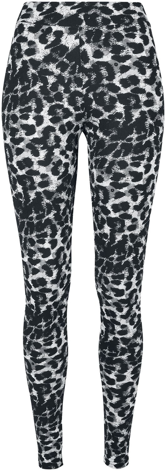 Urban Classics Leggings - Ladies Soft AOP Leggings - M bis 3XL - für Damen - Größe M - leopard von Urban Classics