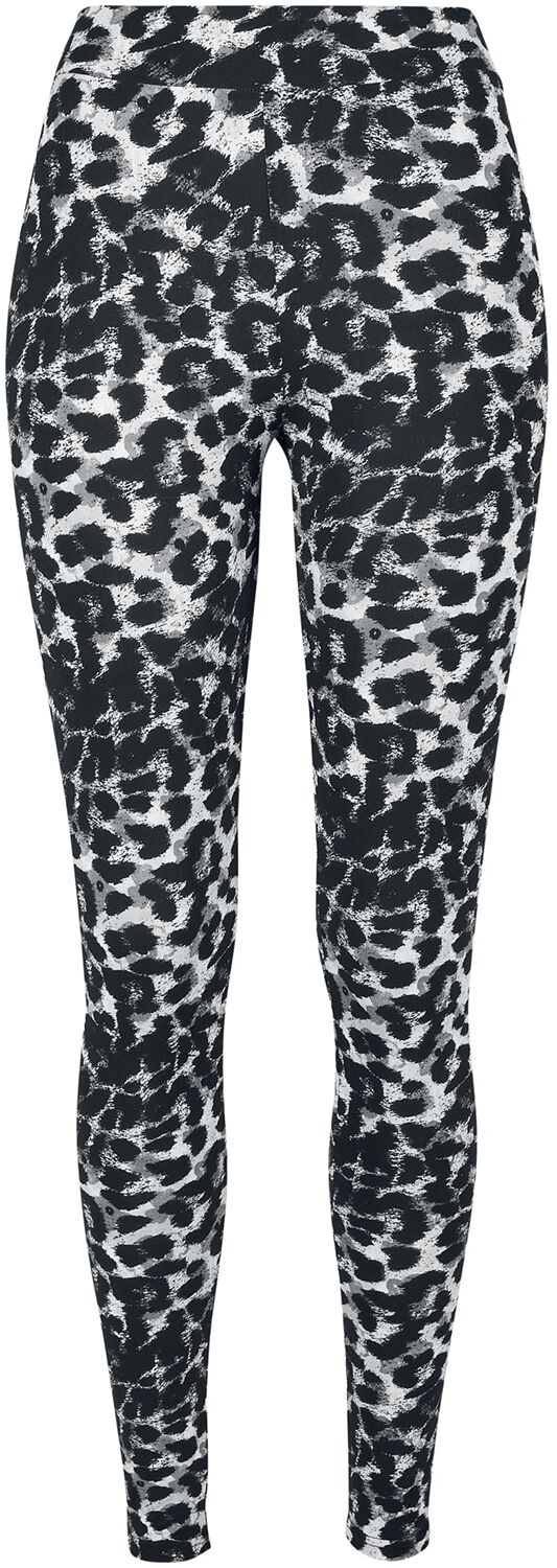 Urban Classics Leggings - Ladies Soft AOP Leggings - XS bis 5XL - für Damen - Größe 4XL - leopard von Urban Classics