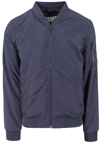 Urban Classics Herren Bomber Jacke, Marineblau, S von Urban Classics