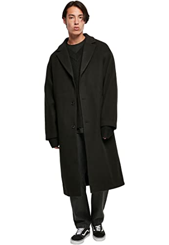 Urban Classics Long Coat Männer Mantel schwarz 5XL 100% Polyester Basics, Streetwear von Urban Classics