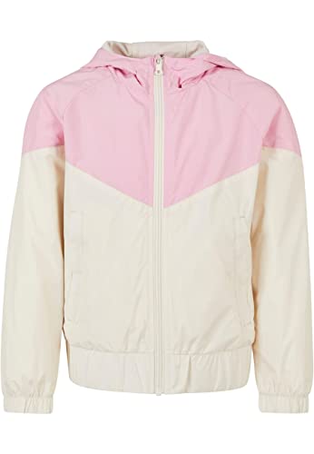 Urban Classics Mädchen UCK3638-Girls Arrow Windbreaker Jacke, girlypink/whitesand, 110/116 von Urban Classics