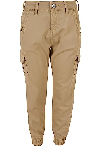 Urban Classics Mädchen Girls High Waist Cargo Pants Hose, unionbeige, 122/128 von Urban Classics